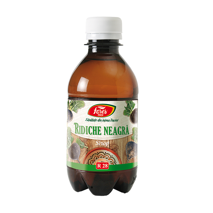 Sirop de ridiche neagra, 250 ml, Fares