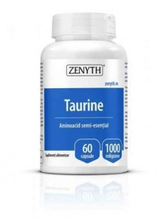 Taurine, 1000mg, 60 capsule, Zenyth