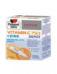 System Vitamina C 750mg depot x 20 pl, Doppelherz