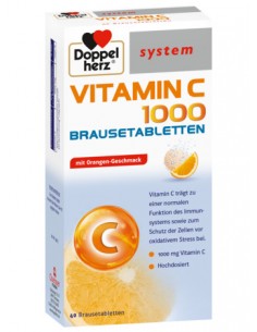 System Vitamina C 1000mg, 40 comprimate efervescente,...