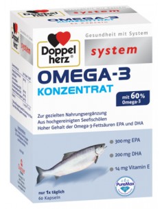System omega 3 concentrat x 60cps, Doppelherz