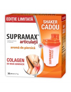 Pachet Supramax Articulatii cu aroma de piersica, 30 de...