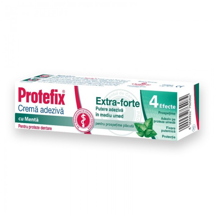 Protefix, crema adeziva, menta, 40 ml, Queisser