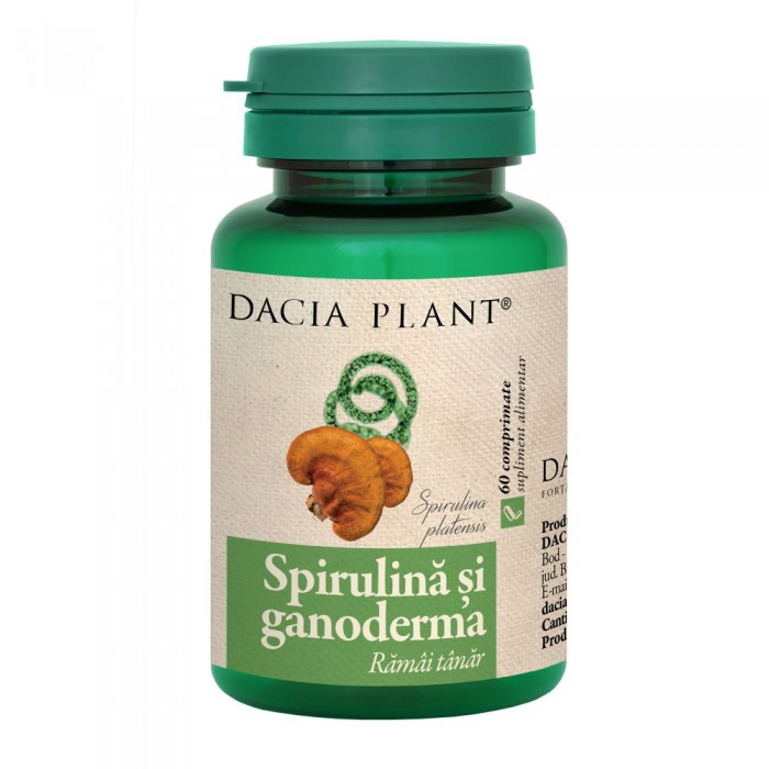 Spirulina si ganoderma x 60 cpr