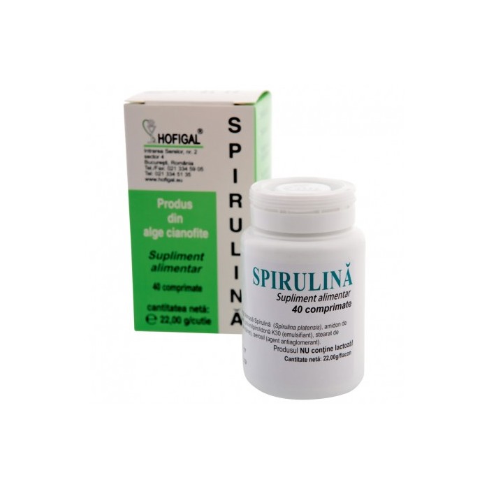 Spirulina x 200mg x 40 cpr