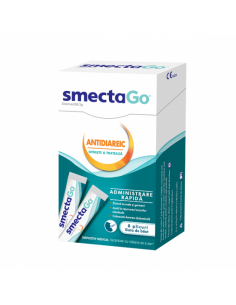 Smecta GO, pulbere pentru suspensie orala, 8 plicuri, Ipsen