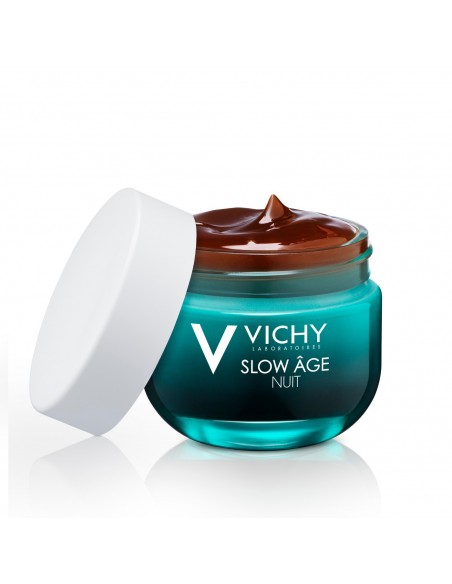 Slow Âge Crema De Noapte Si Masca De Fata Cu Efect Racoritor Pentru Toate Tipurile De Ten, 50Ml, Vichy