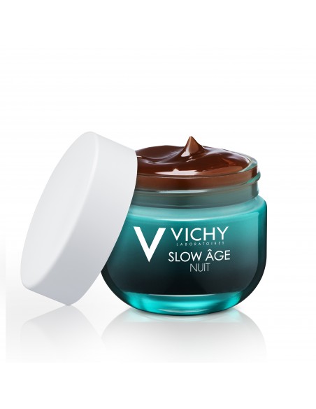 Slow Âge Crema De Noapte Si Masca De Fata Cu Efect Racoritor Pentru Toate Tipurile De Ten, 50Ml, Vichy