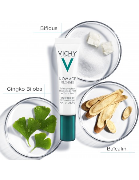 Slow Âge Crema Contur Ochi Pentru Corectarea Semnelor De Imbatranire In Curs De Formare, 15Ml, Vichy