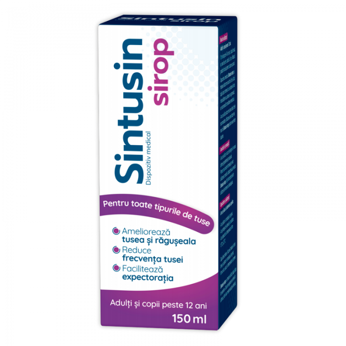 Sirop Sintusin, 150 ml, Zdrovit