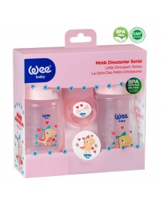 Set cadou Dino roz, cod 196, Wee Baby