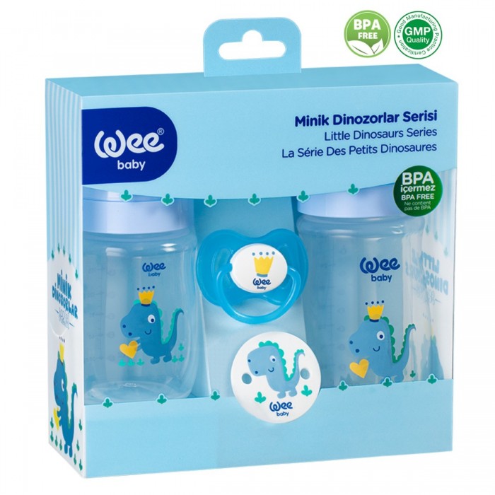 Set cadou Dino albastru, cod 197