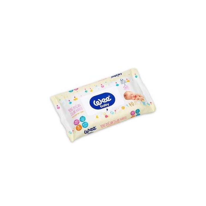 Servetele umede nou nascut x 40 bucati cod 768, Wee Baby