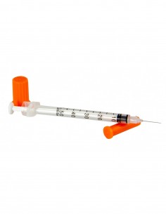 Seringă pentru insulină cu ac fix 29G, 1 ml – Minut