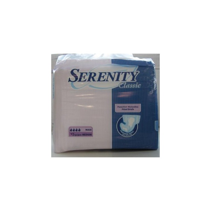 Serenity scutece pentru adulti soft dry maxi M x 30 buc