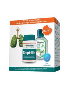 Pachet Septilin, 100 de comprimate  Gel igienizant Pure...
