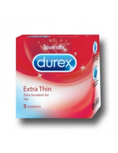 Durex prezervative extra thin x 3 buc