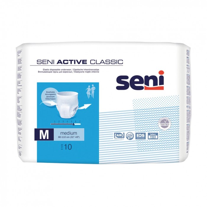 Scutece tip chilot Seni Active Medium x 10 buc