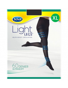 Scholl light legs 60 den black xl