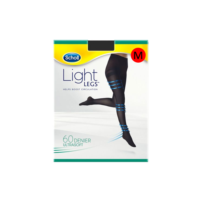 Scholl light legs 60 den black M