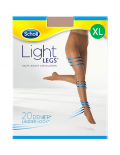 Scholl light legs 20 den beige xl