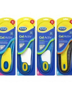 Scholl gelactiv insoles work men x 2 buc