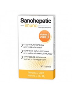 Sanohepatic Imuno, 30 de comprimate, Zdrovit