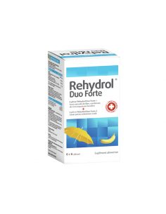 Rehydrol Duo forte, 12 plicuri, MBA Pharma