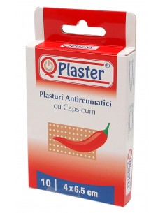 Qplaster plasturi antireumatici mici cu capsicum  x 10 buc