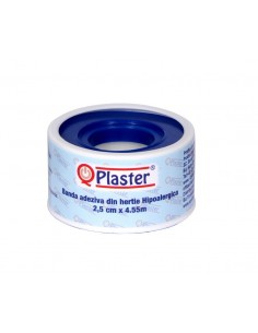 Qplaster leucoplast de hartie, 2.5cm x 5m, Sarah Farm