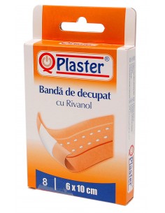 Qplaster banda de decupat cu rivanol  x 8 buc