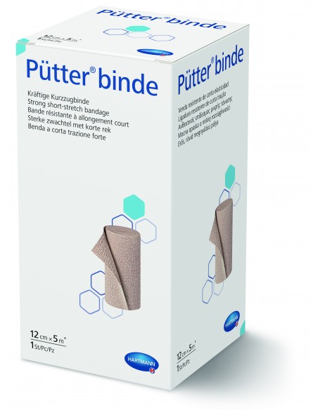 Putter 12 cm x 5 m - fasa elastica pentru compresie puternica, o bucata, PAUL HARTMANN AG