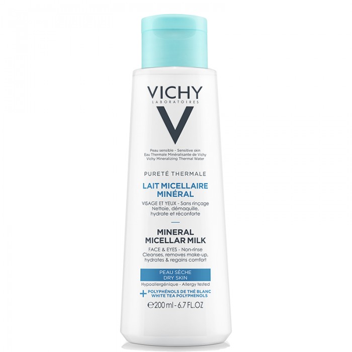Purete Thermale Lapte Micelar Pentru Ten Uscat, 200 Ml, Vichy