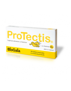Protectis portocale  D3 x 10 tablete masticabile