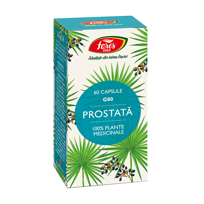 Prostata, 60 de capsule, Fares