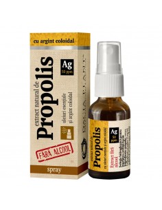 Propolis cu argint coloidal fara alcool spray x 20ml