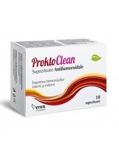 Proktoclean supozitoare antihemoroidale x 10 sup