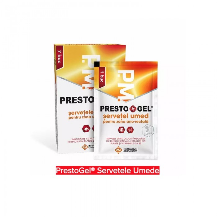 Prestogel servetele umede x 7 buc