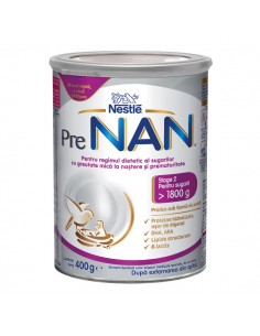 Lapte praf Pre Nan Stage 2, 400 g, Nestle Romania