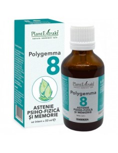 Polygemma nr 8 50ml (astenie psiho-fizica si memorie)