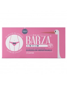 Barza plasturi pt dureri menstruale, 3buc, Biotech Atlantic