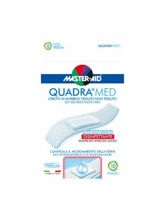 Plasturi Quadra Med mediu 78×20 mm, 10 bucăți, cod 10,01
