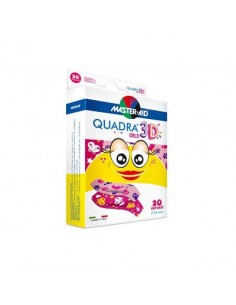 Plasturi quadra 3D girls plasturi copii x 20 buc cod 030.10