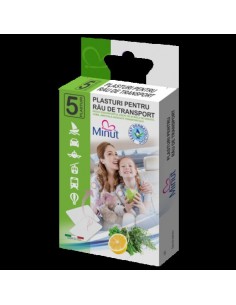 Plasturi pentru rau de transport, 5 buc, Minut