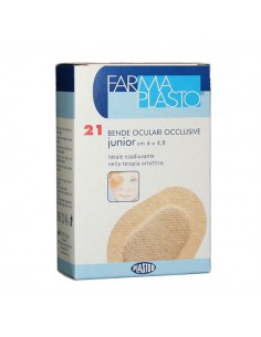 Plasturi oculari junior 6 x 4,8cm, 21buc, Plastod