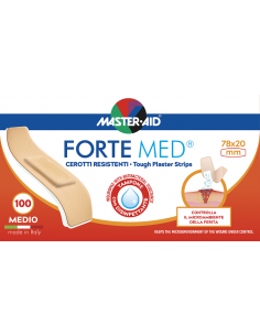 Plasturi Forte Med mediu, 100 buc 78 x 20 mm, cod 175,28