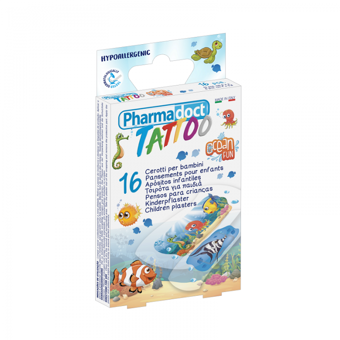 Plasturi copii tattoo, 16 buc, Minut
