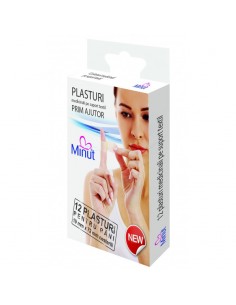 Plasturi pentru îngrijirea rănilor 19 × 72 mm, 12 bucăți...