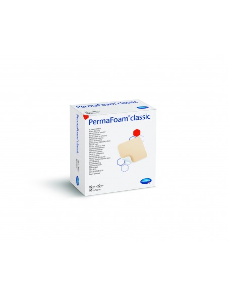 Permafoam classic 10 x 10 cm  x 10 buc - pansament din spuma