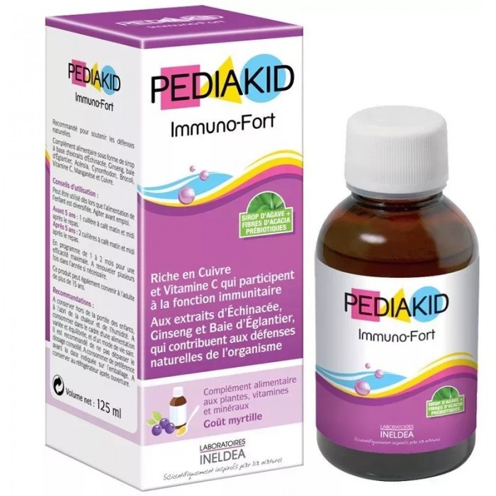 Pediakid immuno-fort sirop, 125ml, Lab. Ineldea